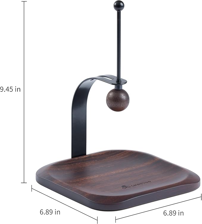 Napkin Holder for Table, Wood Napkin Holders for Paper Napkins, Cocktail Napkin Holder, Suitable for Kitchen, Restaurant, Bar, Office, Parties, Home Décor, Hotel, Cafe (South American black walnut)