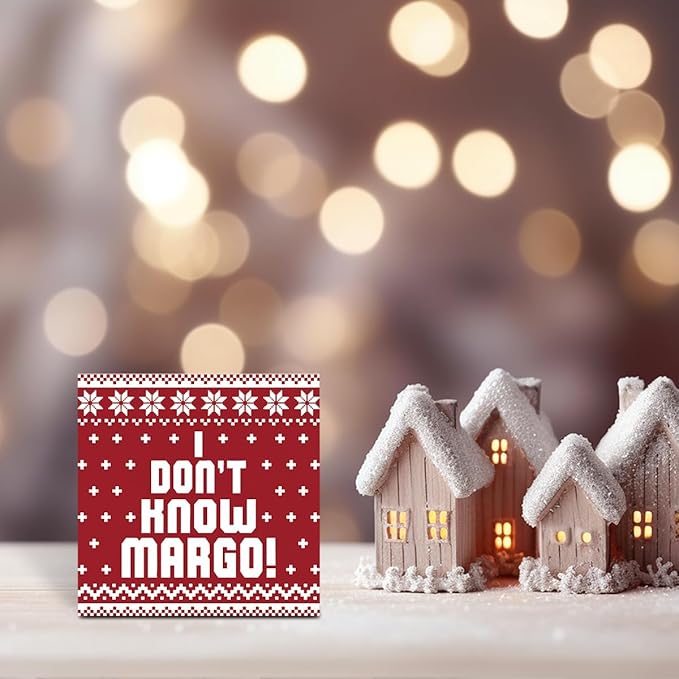 Christmas Vacation Movie Holiday Decor for Home Bathroom Christmas Vacation Decorations for Office Xmas Vacation Decor Xmas Vacation Signs 5 x 5 Inch
