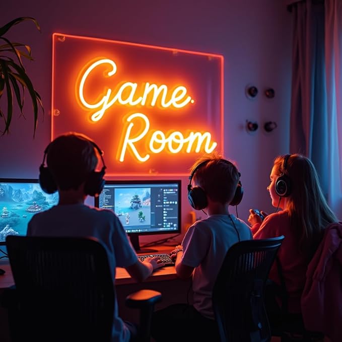 ADVPRO Custom LED Neon Signs, Customizable for Game Room, Gamertag, Man Cave, Casino, Personalized Large Led Neon Light Sign with Name, Bar, Shop Logo