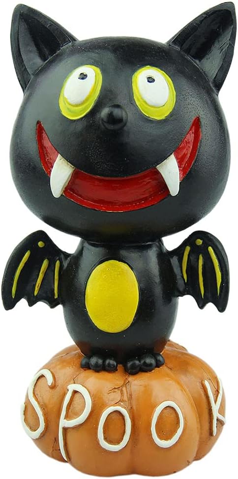 Halloween Figurines Pumpkin Bat Figurine Statue Decoration