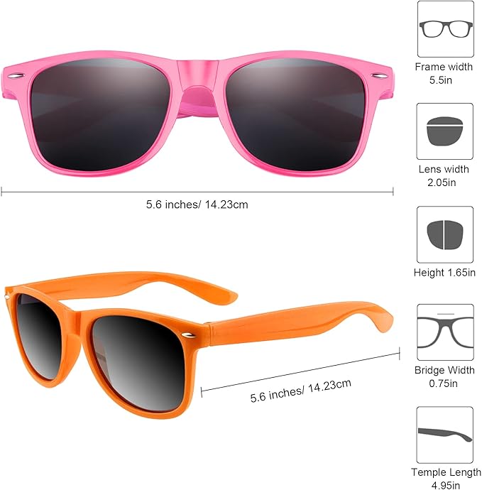 FEPITO Party Sunglasses Kids Sunglasses Bulk for Birthday Party supplies