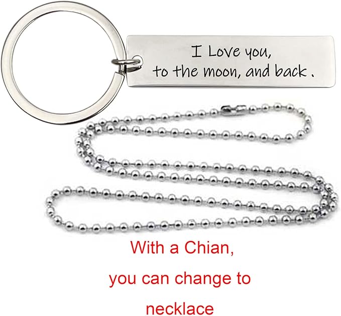 good goods Personalized Keychains for Women Customized Key Chains Men Engraved Name Inspirational Stainless Steel Dog Tag