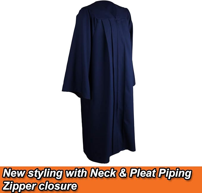OSBO GradSeason Matte Graduation Cap and Gown 2025 Set with Tassel for High School & College 10 Colors