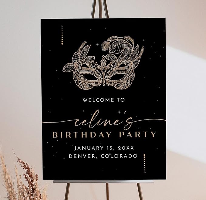 Birthday Welcome Sign, Birthday Welcome Sign board