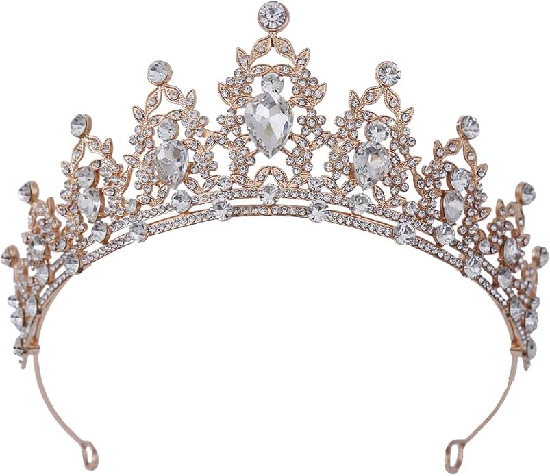 Kamirola - Queen Crown and Tiaras Princess Crown for Women and Girls Crystal Headbands for Bridal, Princess for Wedding and Party（01）