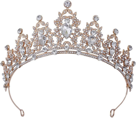 Kamirola - Queen Crown and Tiaras Princess Crown for Women and Girls Crystal Headbands for Bridal, Princess for Wedding and Party（01）