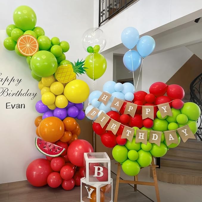 Rainbow Balloon Arch Kit, 166Pcs 18 12 10 5 inch Colorful Latex Balloons Garland for Birthday Baby Shower Wedding Engagement Anniversary Mother's Day Party Decorations