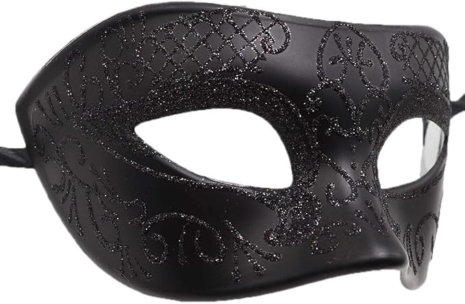 Coolwife Couples Masquerade Masks Metal Venetian Mardi Gras Party Evening Prom Costume Mask