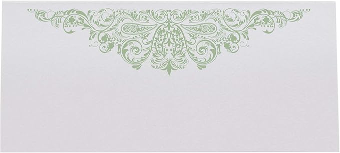 Paisley Place Cards, Sage (Choose Color), Set of 60, Pre-cut and Scored - Wedding, Party, Dinner, and Special Events - Made in the USA