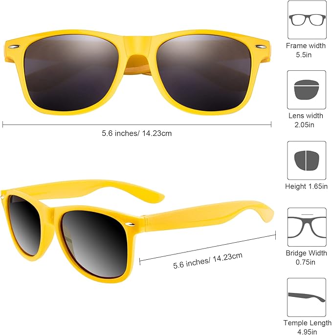 FEPITO Party Sunglasses Kids Sunglasses Bulk for Birthday Party supplies