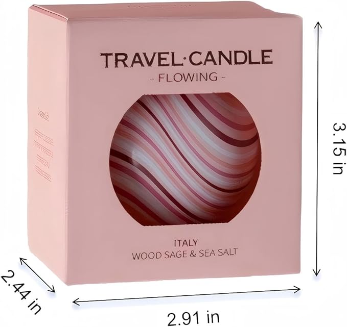 4-Pack Scented Candles, 2.5oz Mini Soy Wax Candles in Tins, Individually Wrapped - Wedding Favors, Bridesmaid Gifts, Thank You Gift, Travel & Aromatherapy Gifts for Women, Mom, Sister