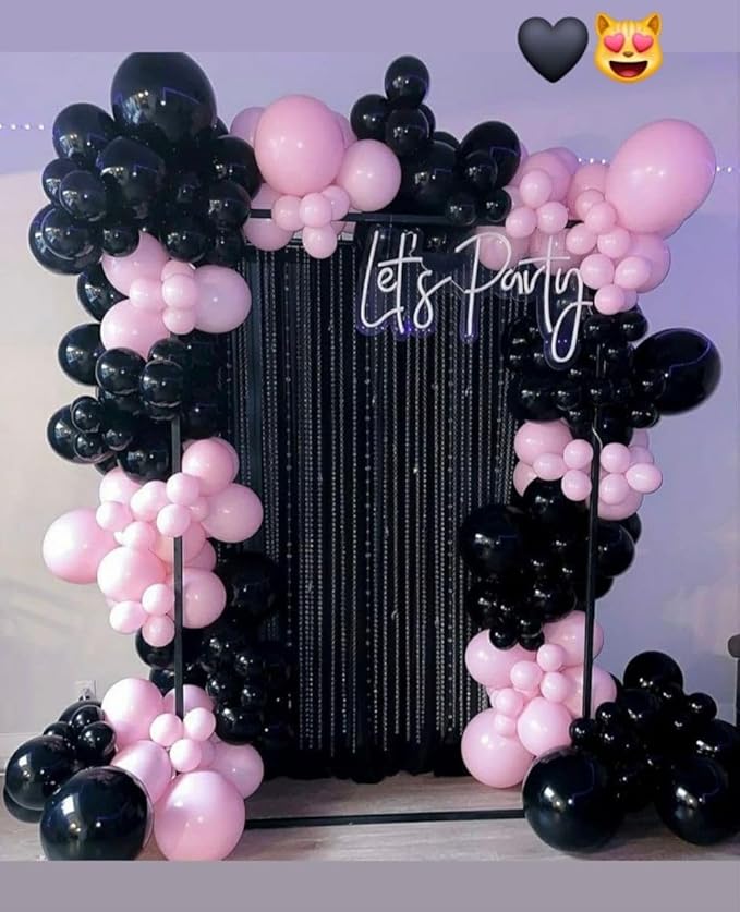 Light Pink Balloons 125 Pcs Pink Different Sizes of 18 12 10 5 Inch Pastel Baby Pale Pink Balloon Arch Kit Garland for Birthday Baby Shower Gender Reveal Valentine's Day Bridal Shower