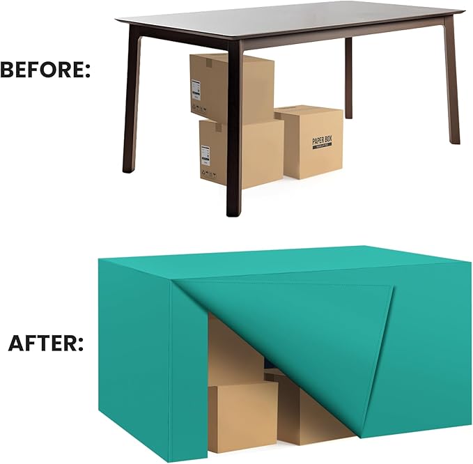 Ascoza 2 Pack Fitted Tablecloth for 6 Foot Rectangle 72 x 30 Inch Turquoise Table Covers Water Resistant Polyester Cloth for Folding, Parties,Display, Trade Show (Turquoise)