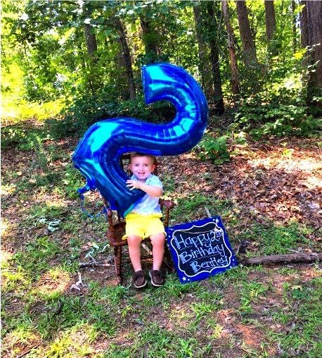 40 Inch Navy Blue Mylar Foil Number 6 Birthday Balloon, Digital Balloons for 6 16 Boy Girl Party Decorations Supplies, Big Helium Balloon Numbers for 26 36 46 60 Men Women Anniversary