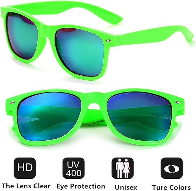 Eyegla Sunglasses Bulk Adults Party Sunglasses 80s Glasses Shades for Party Favors 8/10/20/30Pack