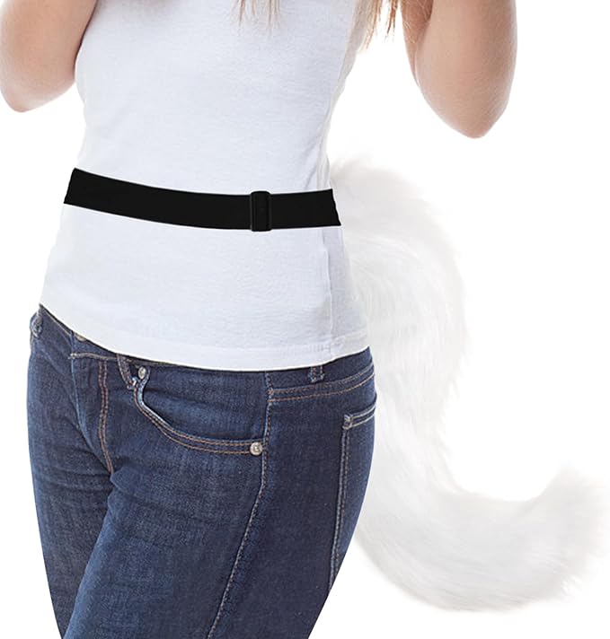 Faux Fur Fox Costume Tail Cosplay Halloween Christmas Party Costume One Size