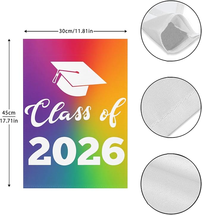 Class Of 2026 Senior 2026 Graduation Flag Hilarious Banner For Porch Next Day Delivery