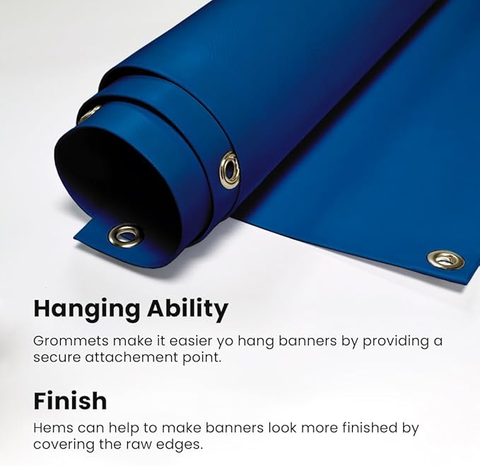 Customizable Vinyl Banner – Personalized Outdoor/Indoor Event Signage for Birthdays, Weddings, Graduations, Business Promotions – Lightweight, Durable, Weather-Resistant, Full-Color Printing (3'x8' / Vertical)