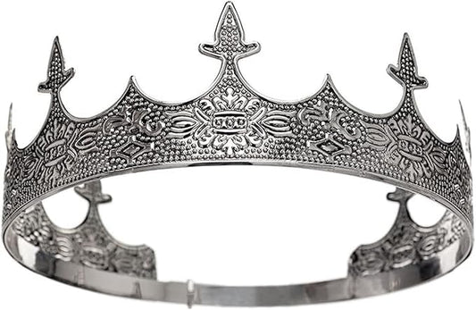 King Crown for Men Crowns Tiara for Birthday Party Costume