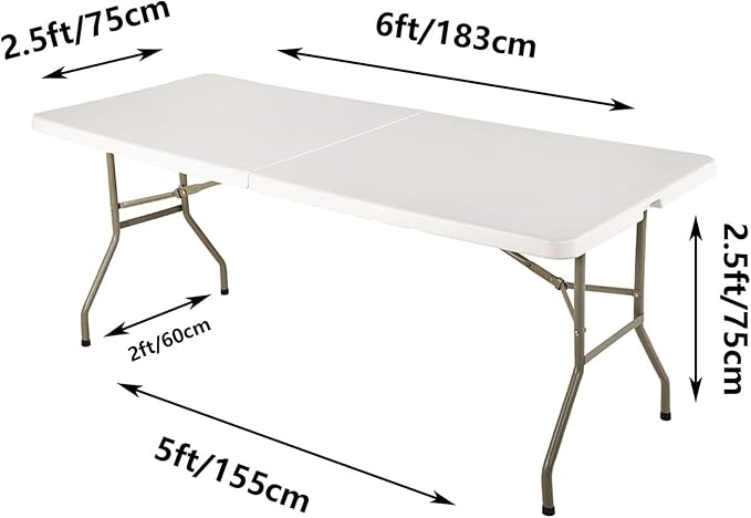FORLIFE 6Pack Spandex Table Covers 6ft，Fitted Tablecloth for 6ft Rectangular Tables, Stretch Patio Table Covers, Universal Spandex Table Cover for Wedding, Banquet, Party - Navy
