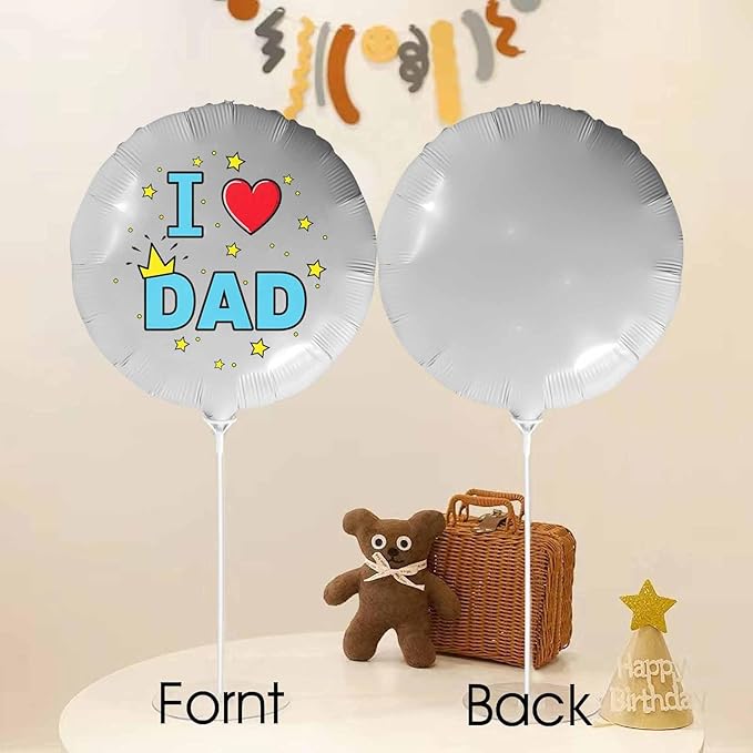 DIYKST Custom 18" Balloons with Logo Personalized Balloon with Photo Text Face on Balloon Design Your Own Balloons