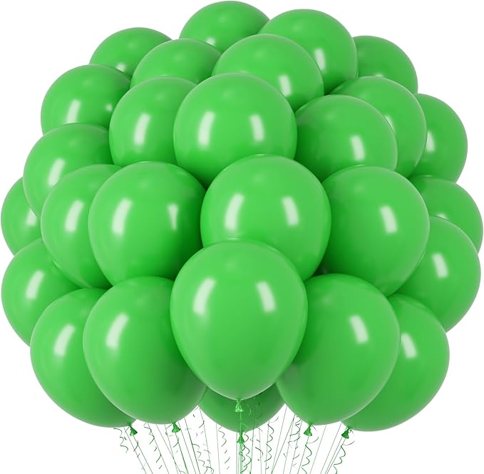 Green Balloons, 66pack 12inch Green Latex Party Balloons for Graduation, St. Patrick's Day, Wedding, Birthday, Christmas, Baby Shower, Anniversary Party Decorations