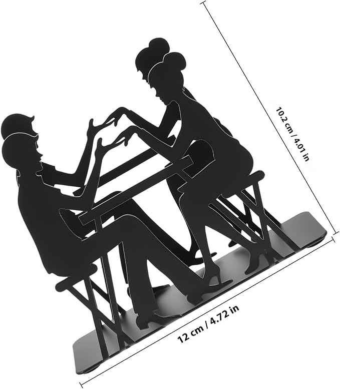 Decorative Iron Napkin Rack Napkin Dispenser for Kitchen Restaurant Bar Cafe Tabletop Use Sturdy Storage Organizer