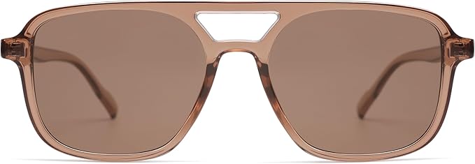 SOJOS Retro Aviator Sunglasses for Women Men,Trendy Rectangle Womens Mens Shades Sun Glasses SJ2202
