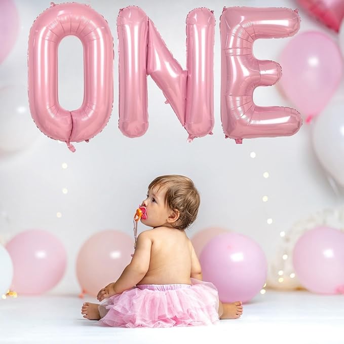 Pink Letter Y Balloons, 40 Inch Large Mylar Helium Balloons for Birthday Party Anniversary Decorations