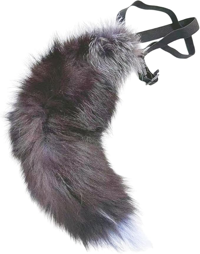 Wolf Ears Tail Set Fox Wolf Headbands Clips Fluffy Cosplay Costumes, Gothic Punk Accessories for Halloween