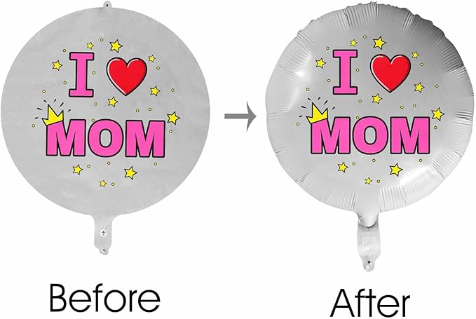 DIYKST Custom 18" Balloons with Logo Personalized Balloon with Photo Text Face on Balloon Design Your Own Balloons
