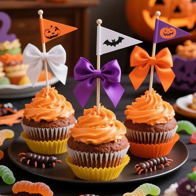 1" x 100 Yards Orange Ribbon, Orange Satin Ribbons for Gift Wrapping, DIY Craft, Flower Bouquet, Valentine's Day, Halloween and Birthday Party Decoration