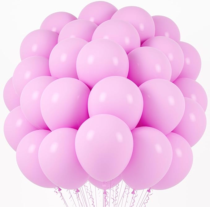 Pink Balloons, 66pack 12inch Pink Latex Party Balloons for Wedding, Birthday, Graduation, Bridal Shower, Valentine's Day, Baby Shower, Gender Reveal, Anniversary Party Decorations