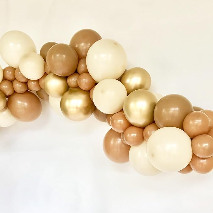 Brown Balloons, 66pack 12inch Brown Latex Party Balloons for Graduation, Teddy Bear Themed Party, Wedding, Birthday, Bridal Shower, Baby Shower, Gender Reveal Party Decorations