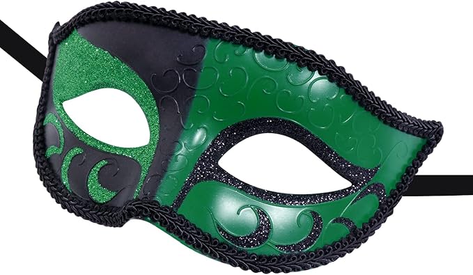 Coddsmz Couple Masquerade Mask Set - Venetian & Mardi Gras Mask for Women & Men