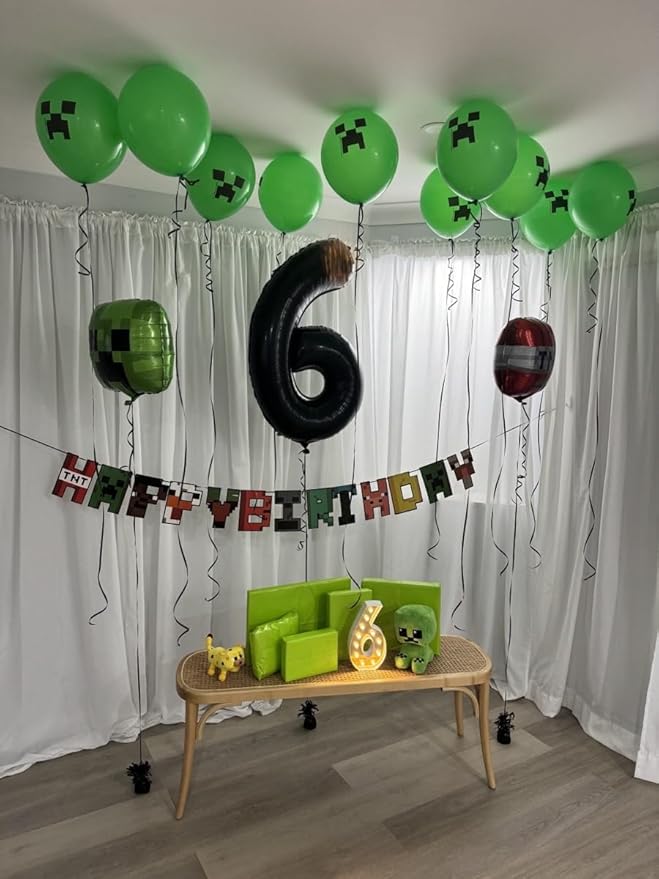 Smlpuame 40 inch Number Balloon 0-9 Black Large Number 6 Balloons,Digital Balloons for Birthday Party Celebration Decorations Supplies, Helium Foil Number Balloons for Wedding Anniversary