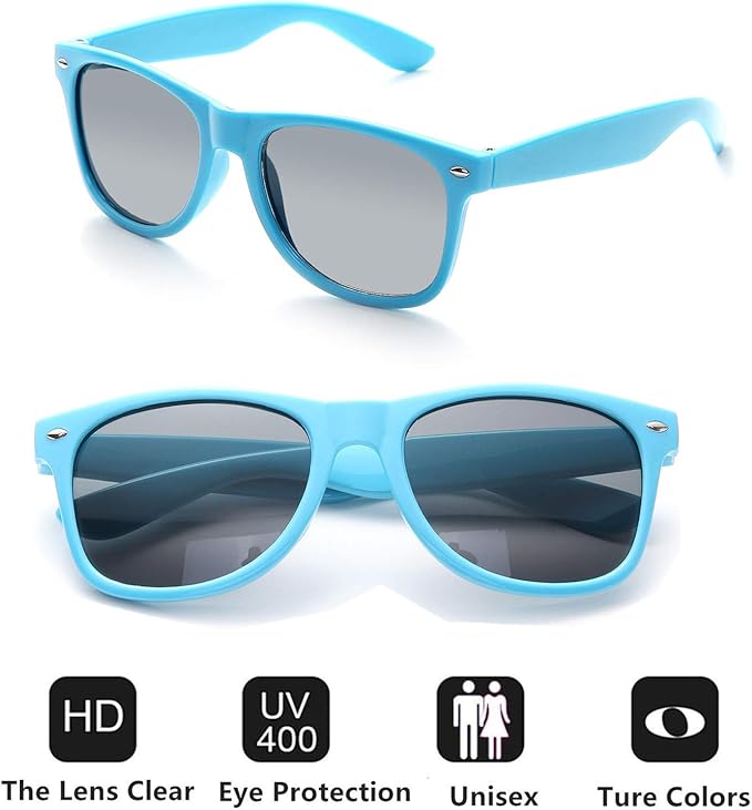 Eyegla Sunglasses Bulk Adults Party Sunglasses 80s Glasses Shades for Party Favors 8/10/20/30Pack