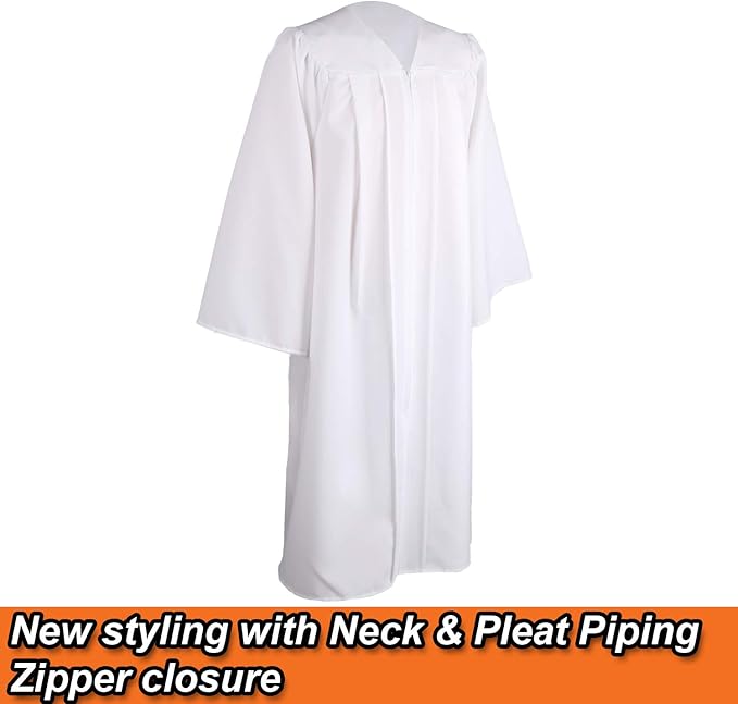 OSBO GradSeason Matte Graduation Cap and Gown 2025 Set with Tassel for High School & College 10 Colors