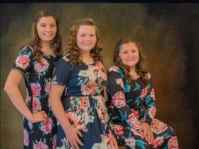 Kate 6.5ft(W) x10ft(H) Abstract Photography Backdrops Microfiber Brown/Green Portrait Photography Studio Background(A Little Green)