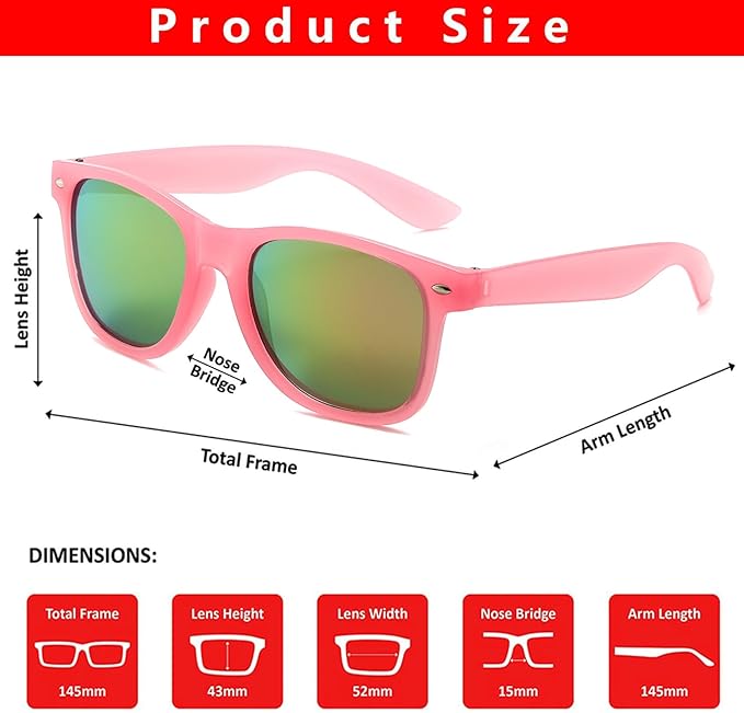 Fsmiling Neon Sunglasses Bulk Adult Party Sunglasses 80s Glasses Shades for Men Women Party Favors-15Pack,UV Protection