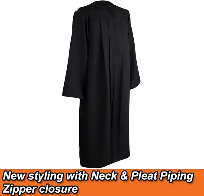 OSBO GradSeason Matte Graduation Cap and Gown 2025 Set with Tassel for High School & College 10 Colors
