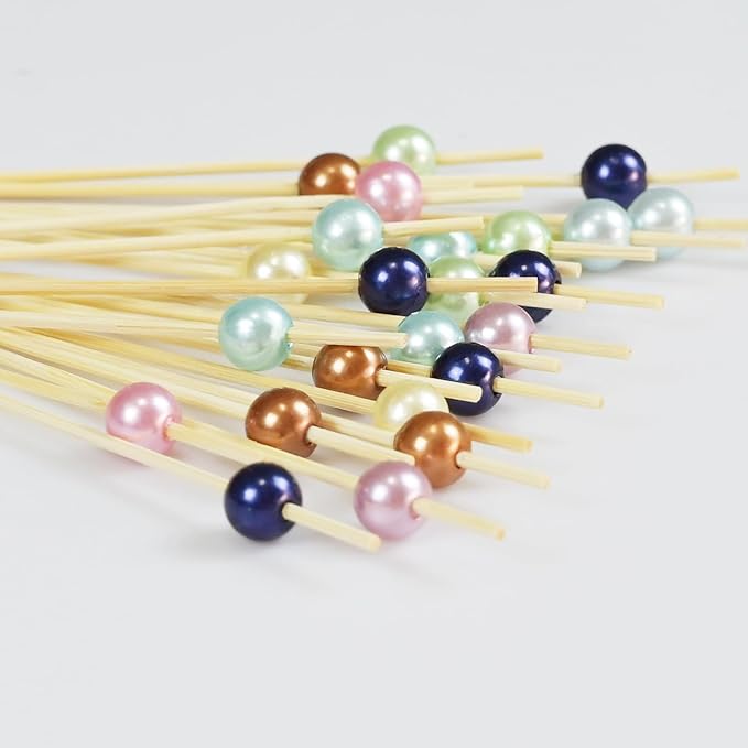 Cocktail Picks for Appetizers, Toothpicks for Appetizers, 100PCS Cocktail Toothpicks for Drinks, Appetizer Skewers for Charcuterie Cups Board
