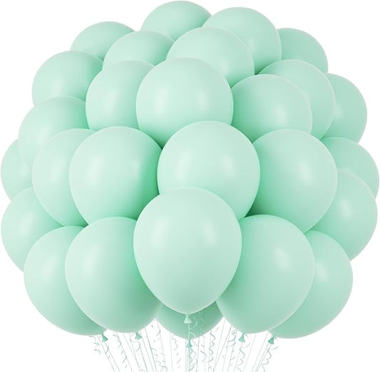 Mint Green Balloons, 66pack 12inch Pastel Green Latex Party Balloons for Graduation, Easter, Wedding, Birthday, Bridal Shower, Rainbow Party, Baby Shower, Anniversary Party Decorations