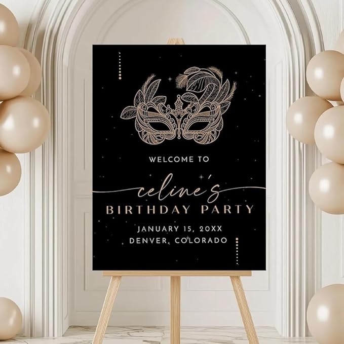 Birthday Welcome Sign, Birthday Welcome Sign board