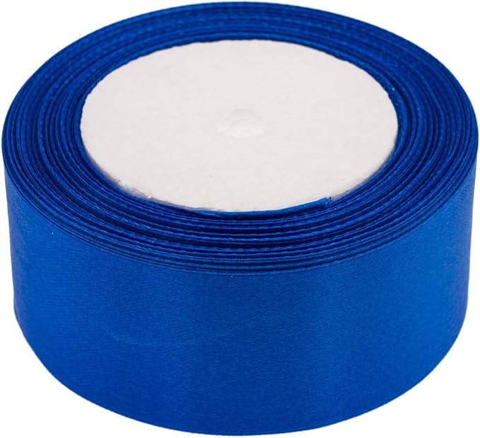 ATRBB 25 Yards 1-1/2 inch Wide Satin Ribbon Perfect for Wedding,Handmade Bows and Gift Wrapping(Royal Blue)