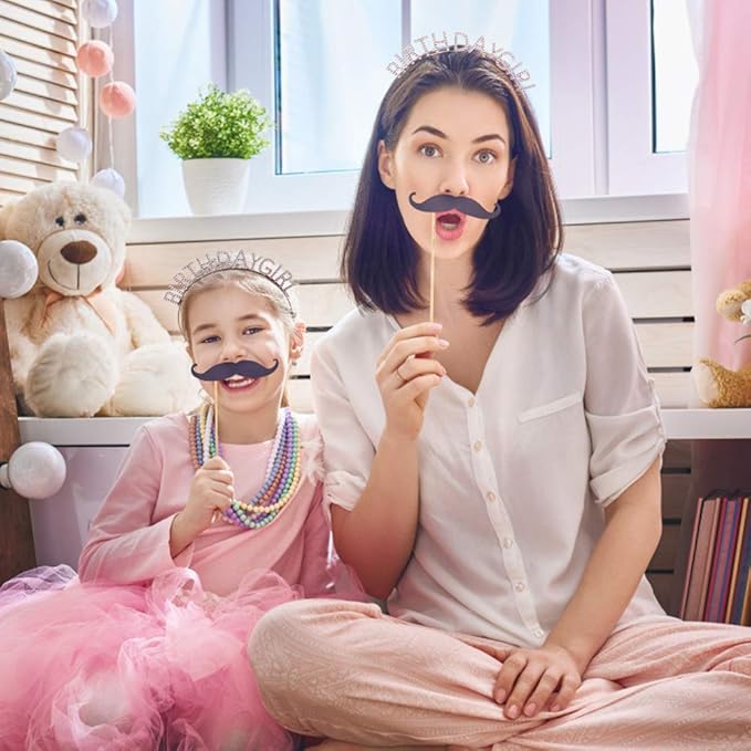 AOPRIE Birthday Girl Crown for Women with Flower Sash Rose Gold Happy Birthday Tiara for Women Headband Princess Crown Rhinestone Accessories