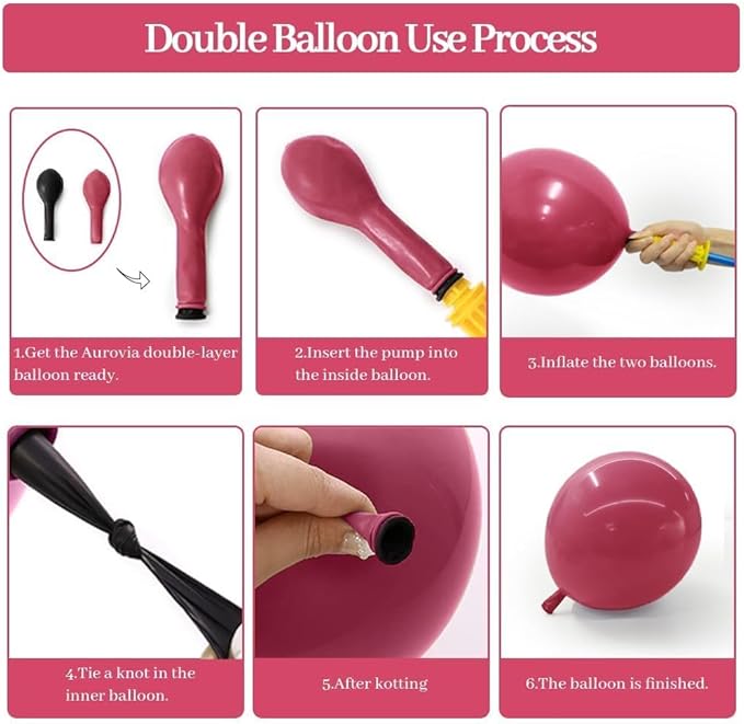Dusty Rose Balloon Arch Kit Double Stuffed Pink Balloon Garland Pastel Light Pink Mauve Pearl White Rose Gold Latex Balloons for Birthday Baby Shower Bridal Wedding Bachelorette Party Decorations