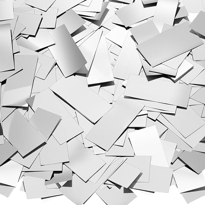 Sumind 1000 Grams Gold Silver Large Metallic Confetti Rose Glitter Throwable Table Scatter Foil Confetti for Wedding Birthday Party Baby Shower Graduation Christmas Celebrations