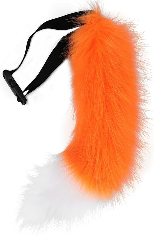 Faux Fur Furry Animal Cat Fox Tail for Halloween Party Cosplay Costume Accessories