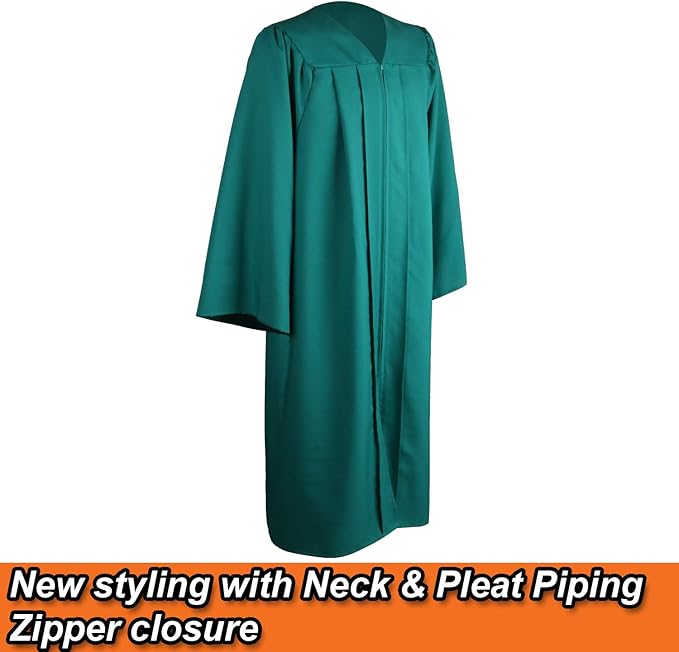 OSBO GradSeason Matte Graduation Cap and Gown 2025 Set with Tassel for High School & College 10 Colors